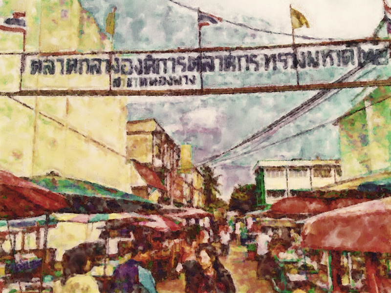 ตลาดกลางเกษตรกรอ.หนองม่วง